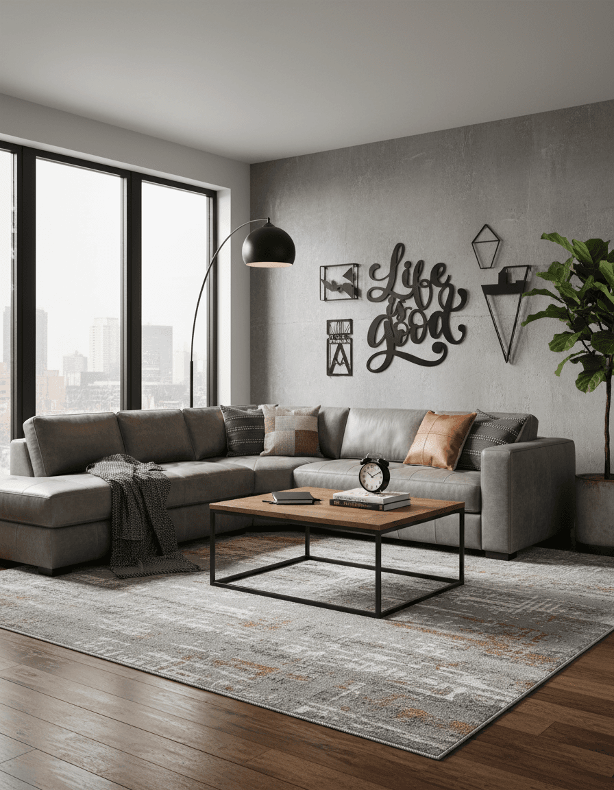 Urban Loft Industrial Living Room
